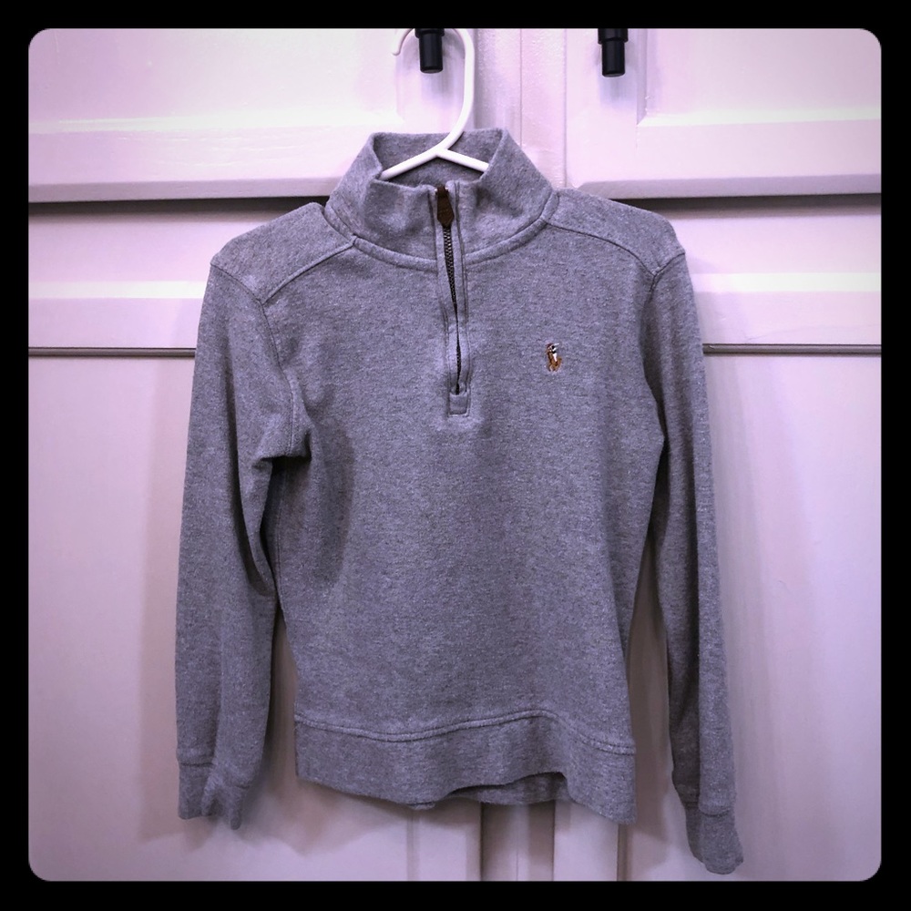 4/$30 Grey Ralph Lauren Polo Sweater w/ Zipper